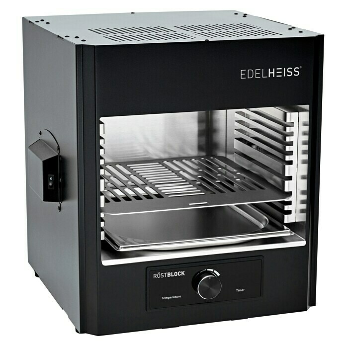 Edelheiss Elektrogrill Röstblock (Grillfläche (B x T): 28,5 x 30 cm, 2,65 kW, Anzahl Brenner: 2 Stk.) | BAUHAUS