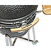 Flame Rock  Holzkohlegrill Kamado 22 Pro (Durchmesser Grillfläche: 49 cm, Grau) | BAUHAUS