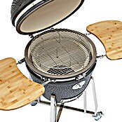 Flame Rock  Holzkohlegrill Kamado 22 Pro (Durchmesser Grillfläche: 49 cm, Grau) | BAUHAUS