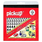 Pickup Etiqueta adhesiva (396 etiquetas, Negro, Altura: 10 mm)