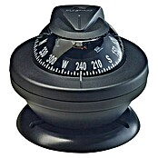 Plastimo Kompass (Durchmesser Rose: 55 mm, Geeignet für: Motorboote, Schwarz, Mit Steuerstrich)
