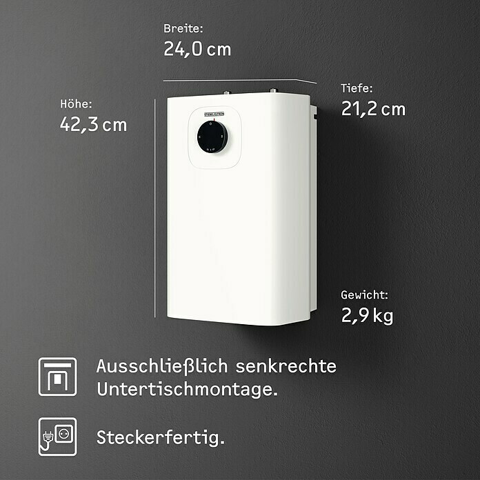 Stiebel Eltron Kleinspeicher SNU 5 Plus (5 l, 2.000 W, Temperaturbereich: +35 °C bis +85 °C) | BAUHAUS