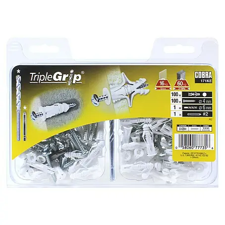 Cobra  Universaldübel Triple Grip 171KE