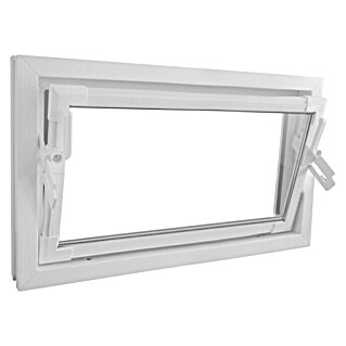 Podrumski prozor s IZO staklom (80 x 40 cm, Bijela)