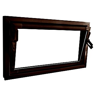 Podrumski prozor s IZO staklom (80 x 50 cm, Smeđa)