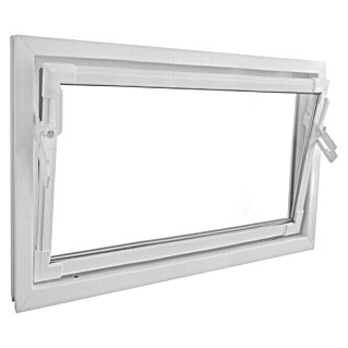 Podrumski prozor s IZO staklom (90 x 60 cm, Bijela)