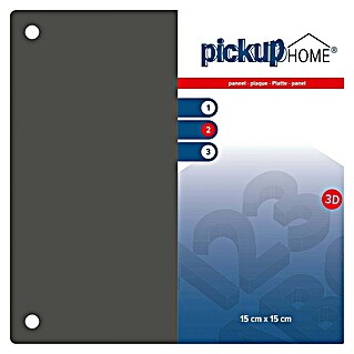 Pickup 3D Home Bord (l x b: 15 x 15 cm, Grijs)