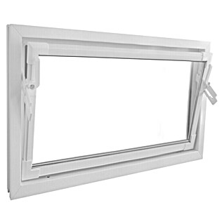 Podrumski prozor s IZO staklom (100 x 60 cm, Bijela)