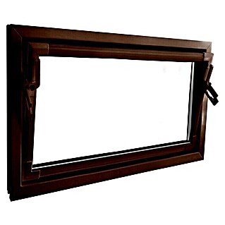 Podrumski prozor s IZO staklom (100 x 60 cm, Smeđa)