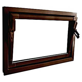 Podrumski prozor s IZO staklom (80 x 60 cm, Smeđa)