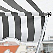 Sunfun Tenda s nosačem (Sivo / bijelo, Širina: 3 m, Izvlačenje: 1,3 m)