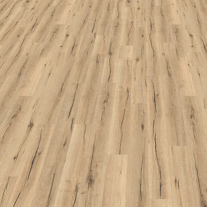 Living by Haro Laminatmuster Eiche Sahara - 290 x 193 x 7 mm, Landhausdiele - Helles Laminat mit Holzmaserung, ideal für Wohnräume. Robuste Bodenbeläge für ein stilvolles Ambiente und lange Lebensdauer.