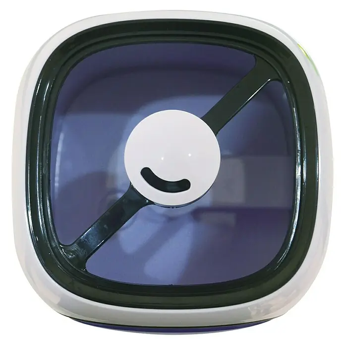 Purline Humidificador Hydro 10 - 19 x 19 x 29 cm, Blanco - Esta moderna caja de arena cuadrada para gatos con un cuerpo blanco y una cara sonriente ofrece confort e higiene.