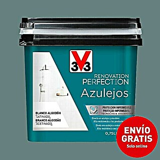 V33 Esmalte para azulejos Renovation Perfection (Antracita, 750 ml, Satinado)