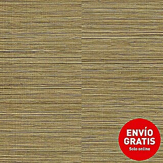 Papel pintado Texturado japonés (Marrón, 10 x 0,53 m)