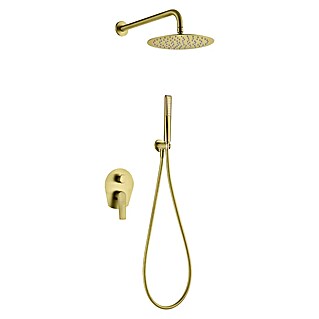 Imex Sistema de ducha empotrado Delos (Número de tipos de chorro: 1 ud., Oro cepillado)