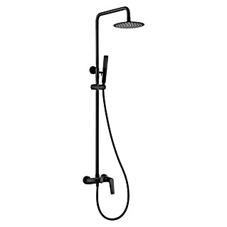 Imex Sistema de ducha Delos (Grifo monomando, Distancia entre orificios: 15 cm, Número de tipos de chorro: 1 ud., Negro)