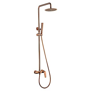 Imex Sistema de ducha Delos (Grifo monomando, Distancia entre orificios: 15 cm, Número de tipos de chorro: 1 ud., Oro rosa)