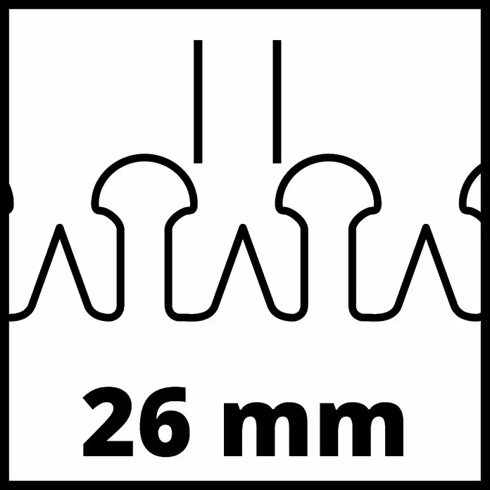 Einhell Power X-Change 18V Akku-Heckenschere GE-CH 36/61 - 18 V, Li-Ionen, Ohne Akku, Schnittlänge: 61 cm - Symbol für ein Produkt mit einer Größe von 26 mm, das auf eine bestimmte Anwendung hinweist.