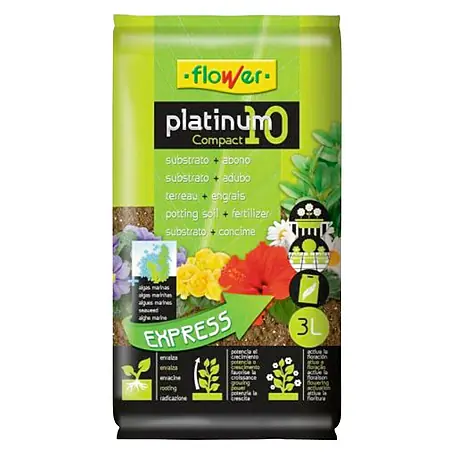 Flower  Sustrato para plantas Platinum 10