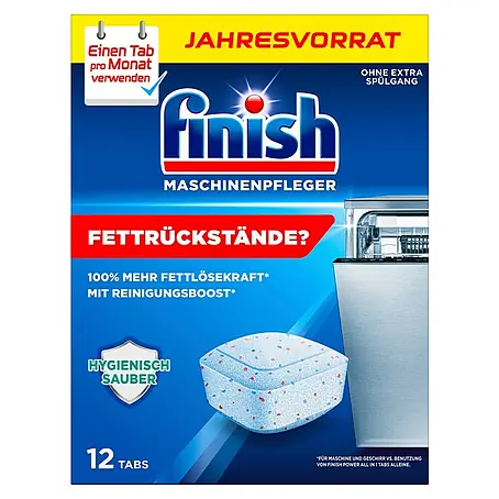 Finish  Maschinenpfleger Jahresvorrat