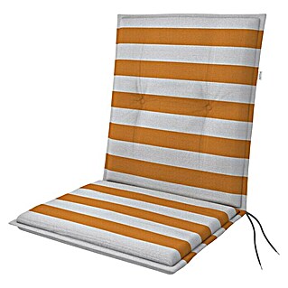 Doppler Sitzauflage Living (Gelb liniert, L x B x H: 100 x 48 x 6 cm, Materialzusammensetzung Bezug: Baumwoll-Polyester-Mischgewebe)