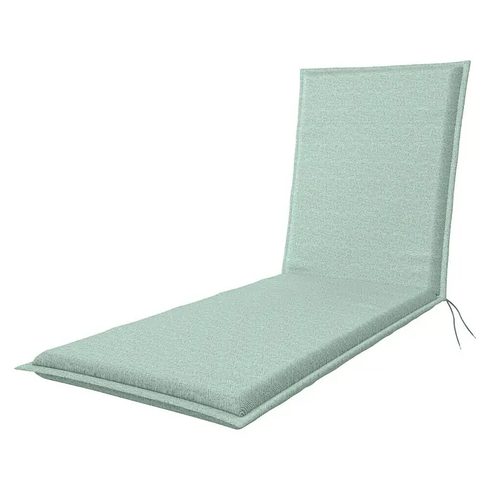 Doppler Liegenauflage Art - L x B x H: 195 x 60 x 6 cm, Polyester, Mint - Eine komfortable, hellblaue Liegenauflage für entspannte Stunden im Garten oder auf der Terrasse. Das Polster bietet optimalen Komfort.