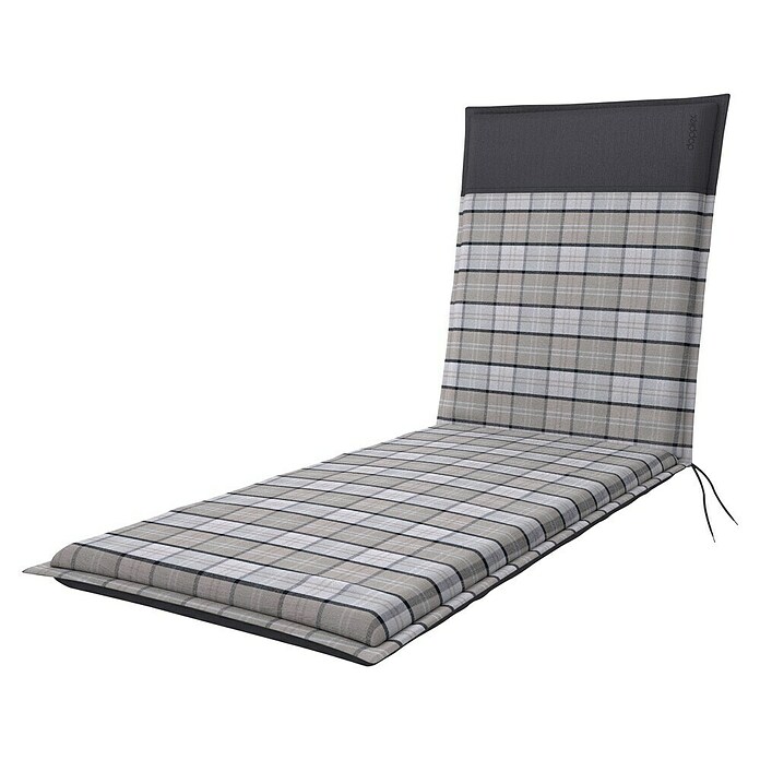 Doppler Liegenauflage Casa (L x B x H: 195 x 60 x 6 cm, Polyester, Grau) | BAUHAUS