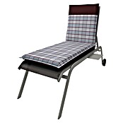 Doppler Liegenauflage Casa (L x B x H: 195 x 60 x 6 cm, Polyester, Grau/Rot Kariert) | BAUHAUS