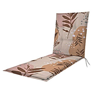 Doppler Liegenauflage Spot (Braune Blumen, L x B x H: 195 x 60 x 6 cm, Polyester, Liegenauflage)