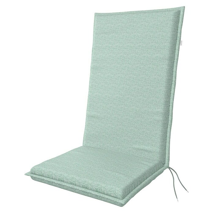 Doppler Sitzauflage Art (Türkis, Hochlehner, L x B x H: 119 x 48 x 6 cm, Materialzusammensetzung Bezug: Baumwoll-Polyester-Mischgewebe) | BAUHAUS
