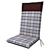 Doppler Sitzauflage Casa (Rot/Grau, Hochlehner, L x B x H: 119 x 48 x 6 cm, Materialzusammensetzung Bezug: Polyester) | BAUHAUS