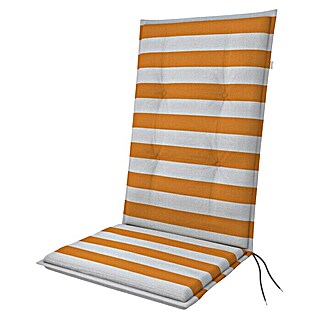 Doppler Sitzauflage Living (Hochlehner, L x B x H: 119 x 48 x 6 cm, Materialzusammensetzung Bezug: Baumwoll-Polyester-Mischgewebe, Gelb liniert)