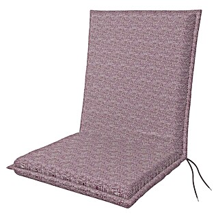 Doppler Sitzauflage Art (Niederlehner, L x B x H: 100 x 48 x 6 cm, Baumwoll-Polyester-Mischgewebe, Lila)