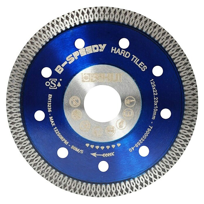 Bihui Diamantna rezalna plošča  (Premer: 115 mm, Izvrtina: 22,23 mm, 1,4 mm) | 2551 - Zubehör Multifunktion/Modellbau | BCDA - Zubeh Bohrm/Bohrhämmer/Akkumasch | BCD - Maschinenzubehör | BC - Maschinenzubehör | B - Werkz/Masch/Maschzubeh/Auto | BAUHAUS