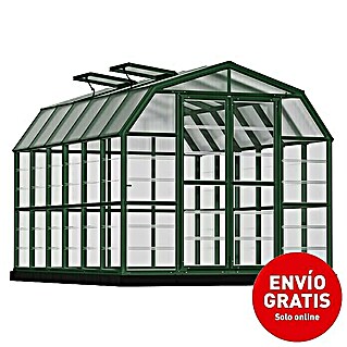 Palram – Canopia Invernadero Grand Gardener (Medidas ext. (An x Pr): 264,7 x 388,6 cm, Material de la pared lateral: Plástico, 0,8 mm, Verde)