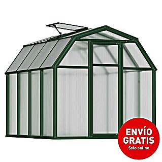 Palram – Canopia Invernadero Eco Grow (Medidas ext. (An x Pr): 204 x 239 cm, 6 mm, Verde)