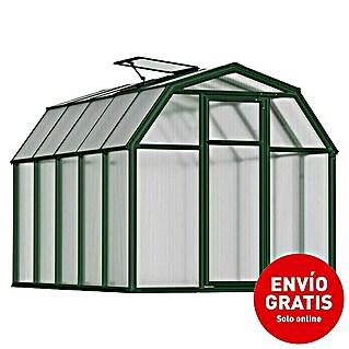 Palram – Canopia Invernadero Eco Grow (Medidas ext. (An x Pr): 204 x 321 cm, 6 mm, Verde)