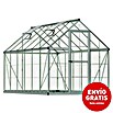 Palram – Canopia Invernadero Harmony (Medidas ext. (An x Pr): 185 x 370 cm, Plateado, Área: 6,8 m²) | BAUHAUS