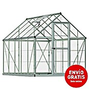 Palram – Canopia Invernadero Harmony (Medidas ext. (An x Pr): 185 x 306 cm, Plateado, Área: 5,6 m²) | BAUHAUS
