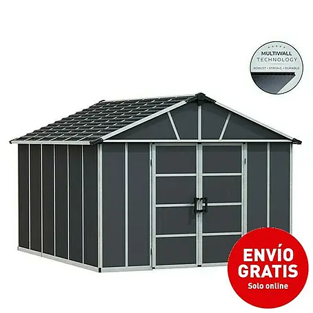 Palram – Canopia  Caseta para jardín Yukon