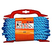 Stabilit PP-Seil (Ø x L: 8 mm x 10 m, Polypropylen, Blau, 3-schäftig gedreht)