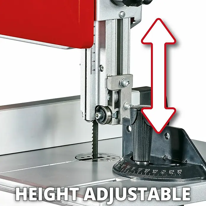 Einhell Sierra de cinta TC-SB 245 L - 400 W, Número de revoluciones de marcha en vacío: 1.450 r.p.m., Longitud de cinta de sierra: 1.712 mm - Sierra de cinta con altura ajustable. Ideal para realizar cortes precisos en diversos materiales.