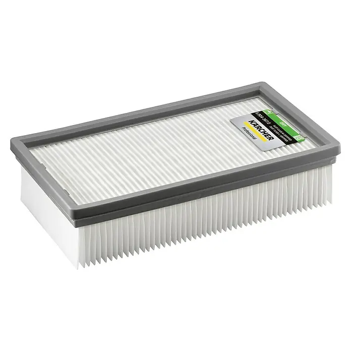 Kärcher Flachfaltenfilter - Passend für: Kärcher Pro NT 200 - Eine Kärcher Professional Flachfaltenfilterpatrone für Trockensauger mit Staubklasse M-Zertifizierung, ideal für professionelle Reinigungsanwendungen.