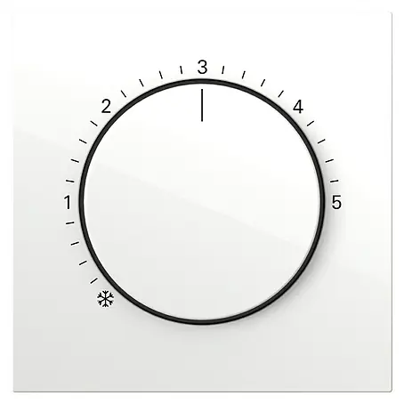 Gira Flächenschalter Thermostat-Abdeckung 2706112
