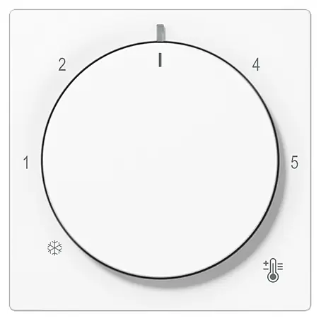 Jung AS 500 Thermostat-Abdeckung A1749BFWW
