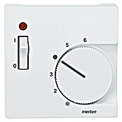 Merten System M Thermostat-Abdeckung 536119 (Polarweiß matt, Kunststoff, Unterputz) | BAUHAUS