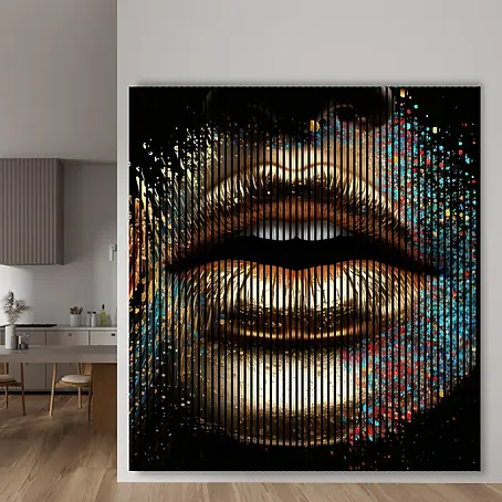 Profiles and more  Akustikpaneel Goldene Lippen