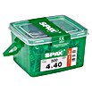 Spax Universalschraube T-Star plus (Ø x L: 4 x 40 mm, WIROX Oberfläche, T-Star plus, 500 Stk., Kunststoffbox)