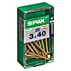 Spax Tornillo universal (3 x 40 mm, Rosca completa, 20 uds.)